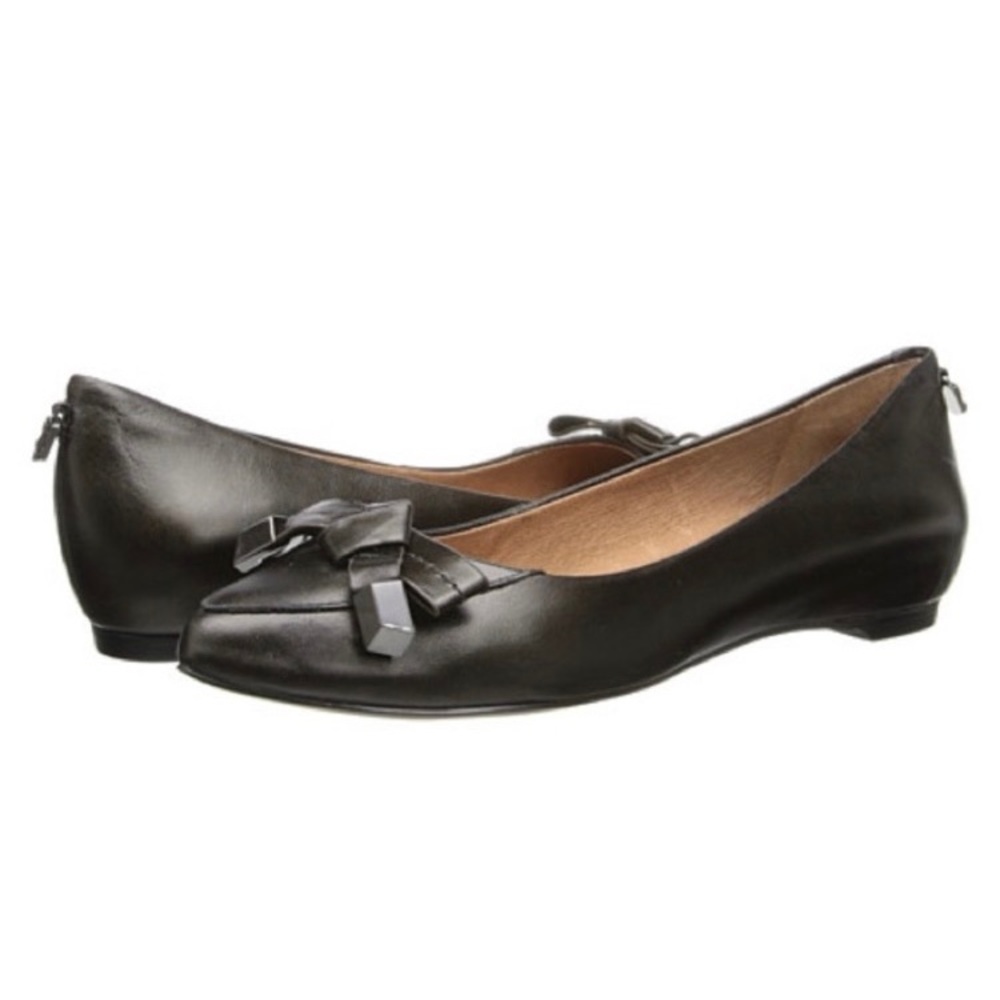 Vince Camuto Metallic “Graci” Bow Flats